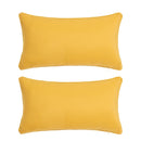 2 cojines de loneta de 50x30 cm