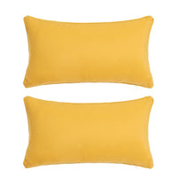 2 cojines de loneta de 50x30 cm