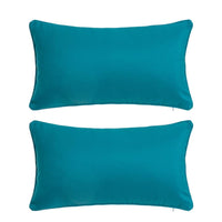 2 cojines de loneta de 50x30 cm