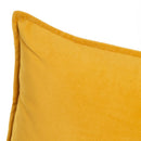 Set de 2 cojín de terciopelo mostaza