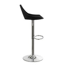 Set de 2 taburetes giratorios negros de 104 cm