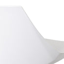 2 taburetes giratorios blancos de 104 cm