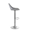 2 taburetes giratorios grises de 104 cm