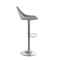 2 taburetes giratorios grises de 104 cm