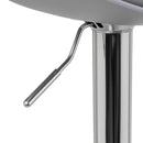 2 taburetes giratorios grises de 104 cm