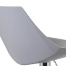 2 taburetes giratorios grises de 104 cm