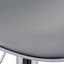 2 taburetes giratorios grises de 104 cm