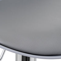 2 taburetes giratorios grises de 104 cm