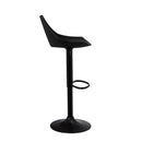 Set de 2 taburetes giratorios negros de 104 cm
