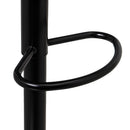 Set de 2 taburetes giratorios negros de 104 cm