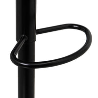 Set de 2 taburetes giratorios negros de 104 cm