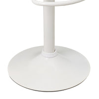 2 taburetes giratorios blancos de 104 cm