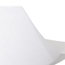 2 taburetes giratorios blancos de 104 cm