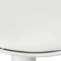 2 taburetes giratorios blancos de 104 cm