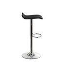 Pack de 2 taburetes giratorios negro y metal