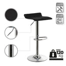Pack de 2 taburetes giratorios negro y metal