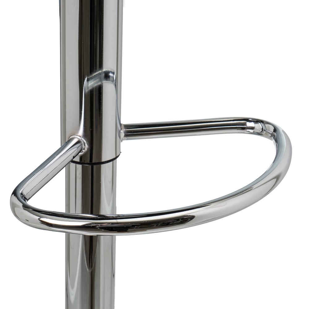 Pack de 2 taburetes giratorios negro y metal