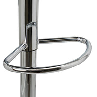 Pack de 2 taburetes giratorios negro y metal