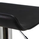 Pack de 2 taburetes giratorios negro y metal