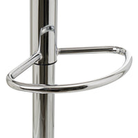 Set de 2 taburetes giratorios de polipiel y metal