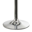 Pack de 2 taburetes giratorios blanco y metal