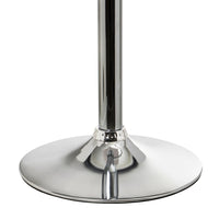 Pack de 2 taburetes giratorios blanco y metal