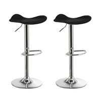 2 taburetes giratorios negros de 83 cm