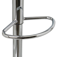Set de 2 taburetes giratorios blancos