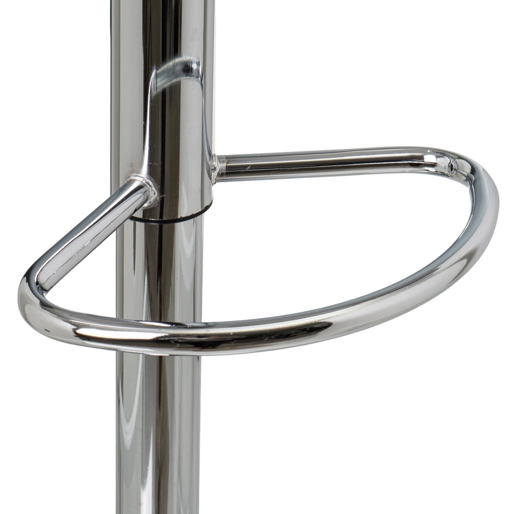 2 taburetes giratorios blancos