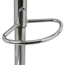 2 taburetes giratorios blancos