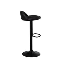 2 taburetes giratorios negros