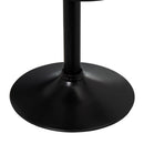 Set de 2 taburetes giratorios negros