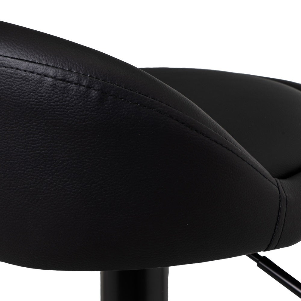 2 taburetes giratorios negros