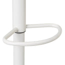 Set de 2 taburetes giratorios acolchados blancos