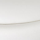 2 taburetes giratorios acolchados blancos