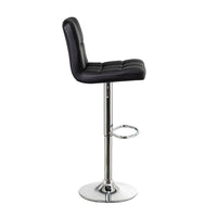 Set de 2 taburetes giratorios negros