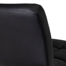 2 taburetes giratorios negros