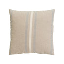 Set de 5 cojines beige y marrón de 45x45 cm con relleno