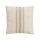 Set de 5 cojines beige y marrón de 45x45 cm con relleno