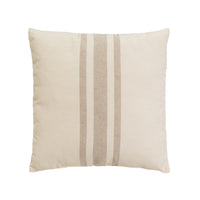 Set de 5 cojines beige y marrón de 45x45 cm con relleno