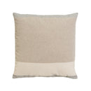 Set de 5 cojines beige y marrón de 45x45 cm con relleno