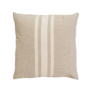 Set de 5 cojines beige y marrón de 45x45 cm con relleno