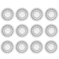 Juego de 12 bajoplatos Romance