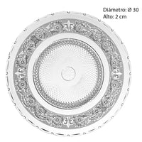 Juego de 12 bajoplatos Romance