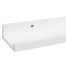 Set de 2 estantes de pared blancos de 60 cm