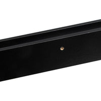 Set de 2 estantes de pared negros de 60 cm