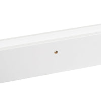 Set de 4 estantes de pared blancos de 100 cm