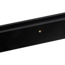 Set de 4 estantes de pared negros de 80 cm