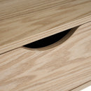 Set de 2 mesas auxiliares de madera de pino