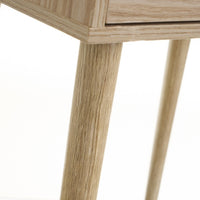 Set de 2 mesas auxiliares de madera de pino